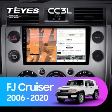 Штатная магнитола Teyes CC3L 4/64 Toyota FJ Cruiser J15 (2006-2020)
