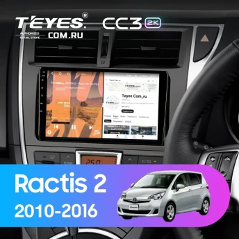 Штатная магнитола Teyes CC3 2K 4/32 Toyota Ractis 2 (2010-2016)