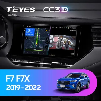 Штатная магнитола Teyes CC3 2K 6/128 Haval F7 F7X (2019-2022)