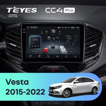 Штатная магнитола Teyes CC4 Pro 8/128 Lada Vesta Cross Sport (2015-2022) F1