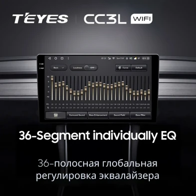 Штатная магнитола Teyes CC3L WiFi 2/32 Mitsubishi ASX 1 (2010-2016) Тип-B (9")