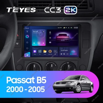 Штатная магнитола Teyes CC3 2K 6/128 Volkswagen Passat B5 (2000-2005)