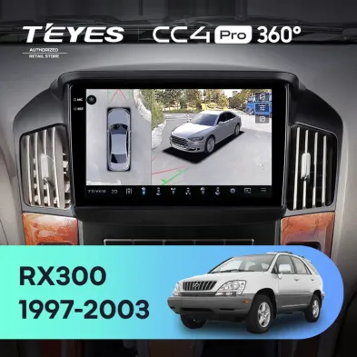 Штатная магнитола Teyes CC4 Pro 360 8/128 Lexus RX300 XU10 (1997-2003) F2