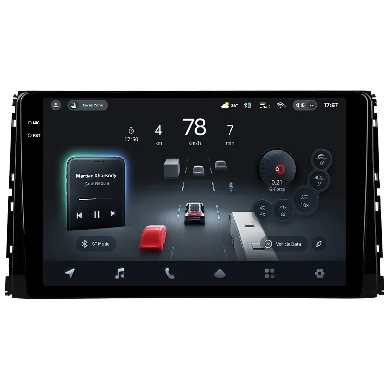 Переходная рамка Toyota RAV4 5 XA50 (1 Din) F2 (2018-2023) Тип-B (10")