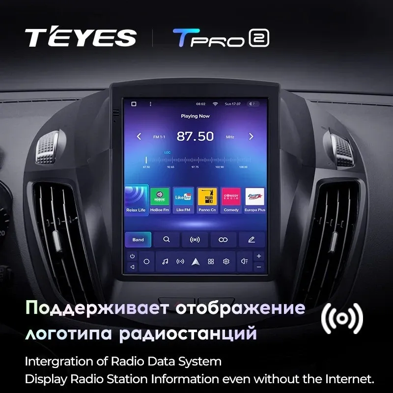 Штатная магнитола Tesla style Teyes TPRO 2 4/32 Ford Escape 3 (2012-2019)