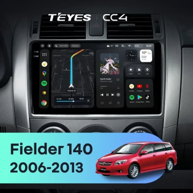Штатная магнитола Teyes CC4 6/64 Toyota Corolla Fielder 140 (2006-2013) Тип-B