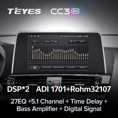 Штатная магнитола Teyes CC3 2K 4/32 BMW X3 F25 CIC (2010-2014)