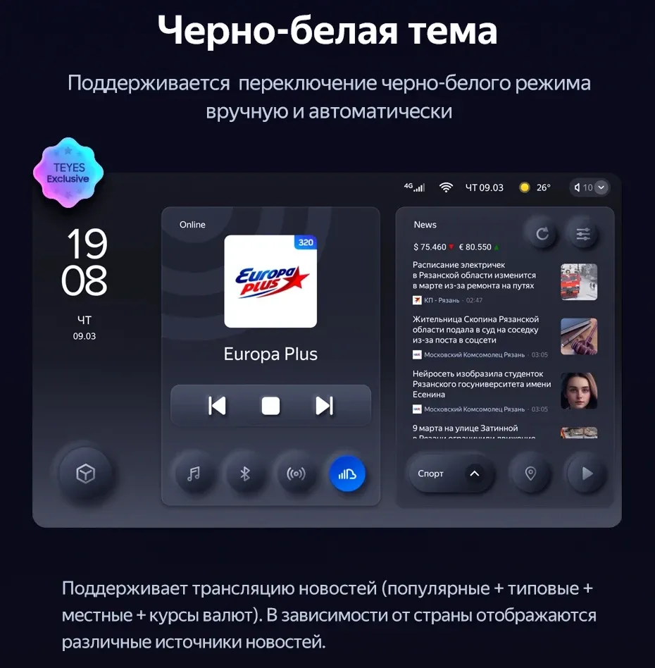 Штатная магнитола Teyes CC3 4/32 FAW Besturn X80 (2018-2022) F2