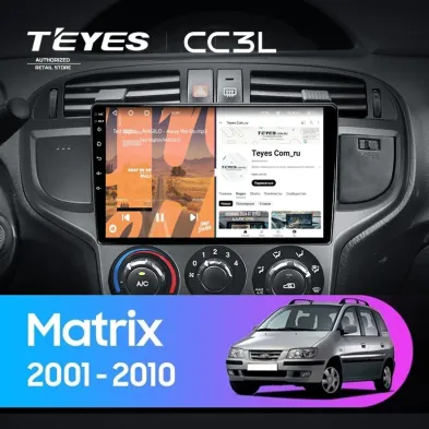 Штатная магнитола Teyes CC3L 4/64 Hyundai Matrix (2001-2010)