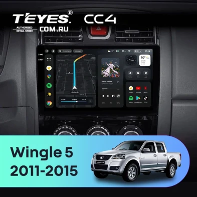 Штатная магнитола Teyes CC4 8/128 Great Wall Wingle 5 (2011-2015)