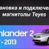 Штатная магнитола Teyes CC3L 4/32 Toyota Highlander 2 XU40 (2007-2013) F3 9"