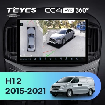 Штатная магнитола Teyes CC4 Pro 360 12/256 Hyundai H1 2 (2015-2021) F2 (13")