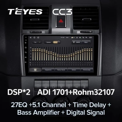 Штатная магнитола Teyes CC3 4/64 UAZ Patriot (2012-2016)