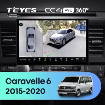 Штатная магнитола Teyes CC4 Pro 360 12/256 Volkswagen Caravelle T6 (2015-2020) (13")