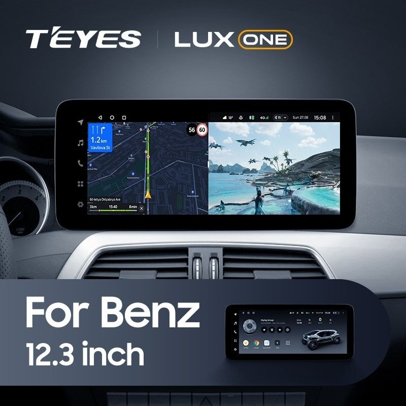 Штатная магнитола Teyes LUX ONE 6/128 Mercedes-Benz GLA-Class X156 (NTG 4.5) (2012-2017)