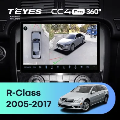 Штатная магнитола Teyes CC4 Pro 360 12/256 Mercedes-Benz R-Class W251 R280 R300 R320 (2005-2017) F1 (13")