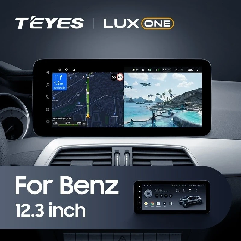 Штатная магнитола Teyes LUX ONE 6/128 Mercedes-Benz GLA-Class X156 (NTG 5.0) (2015-2020)