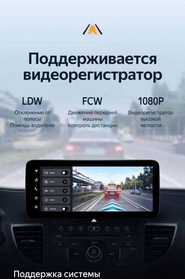 Штатная магнитола Teyes LUX ONE 4/32 Honda CR-V 4 RM RE (2011-2018) Тип-B