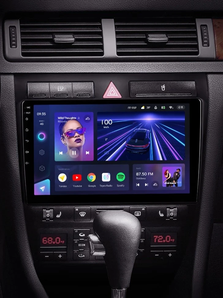 Штатная магнитола Teyes CC3 4/32 Audi RS6 1 (2002-2006)