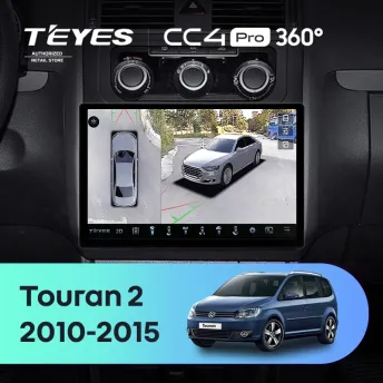 Штатная магнитола Teyes CC4 Pro 360 8/128 Volkswagen Touran 2 1T (2010-2015) (11")