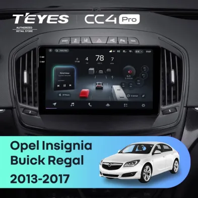 Штатная магнитола Teyes CC4 Pro 8/128 Buick Regal (2013-2017) Тип-A