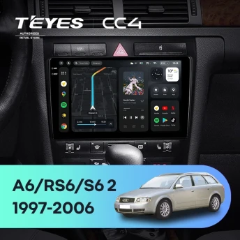 Штатная магнитола Teyes CC4 6/64 Audi A6 2 (1997-2004)