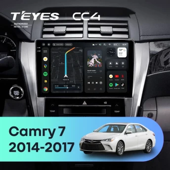 Штатная магнитола Teyes CC4 6/64 Toyota Camry 7 XV 50 55 (2014-2017) F4