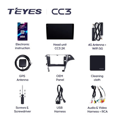Штатная магнитола Teyes CC3 4/32 Toyota Prius 3 XW30 (2009-2015) F2 Правый руль