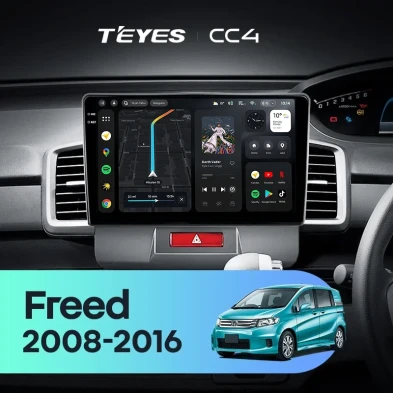 Штатная магнитола Teyes CC4 6/64 Honda Freed 1 (2008-2016) F1 Правый руль