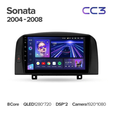 Штатная магнитола Teyes CC3 4/32 Hyundai Sonata NF (2004-2008)