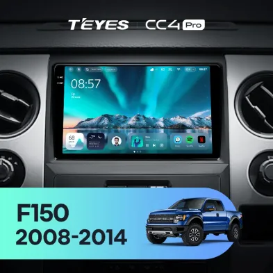 Штатная магнитола Teyes CC4 Pro 8/128 Ford F150 P415 Raptor (2008-2014) F2