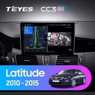 Штатная магнитола Teyes CC3 2K 360 6/128 Renault Latitude 1 (2010-2015)