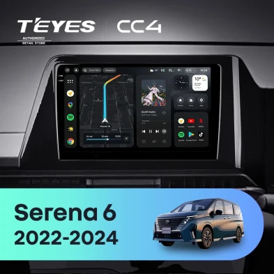 Штатная магнитола Teyes CC4 8/128 Nissan Serena 6 C28 (2022-2024)