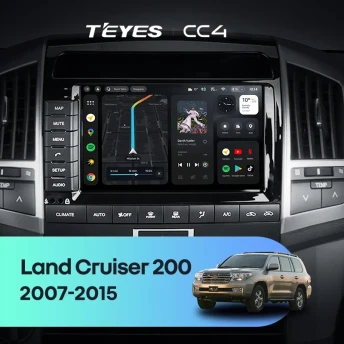 Штатная магнитола Teyes CC4 8/128 Toyota Land Cruiser 11 200 (2007-2015) F2 Тип-A