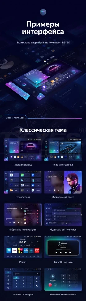 Штатная магнитола Teyes CC3 2K 6/128 Kia Sportage 4 QL (2018-2022) Тип-A (13")