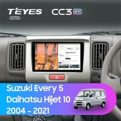 Штатная магнитола Teyes CC3 2K 360 6/128 Suzuki Every 5 (2005-2015)