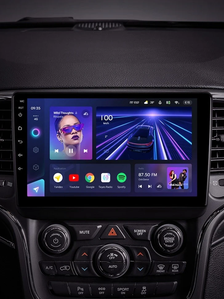 Штатная магнитола Teyes CC3 4/32 Jeep Grand Cherokee WK2 (2013-2020) F1