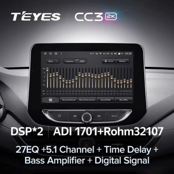 Штатная магнитола Teyes CC3 2K 6/128 Chevrolet Orlando 2 (2018-2023)