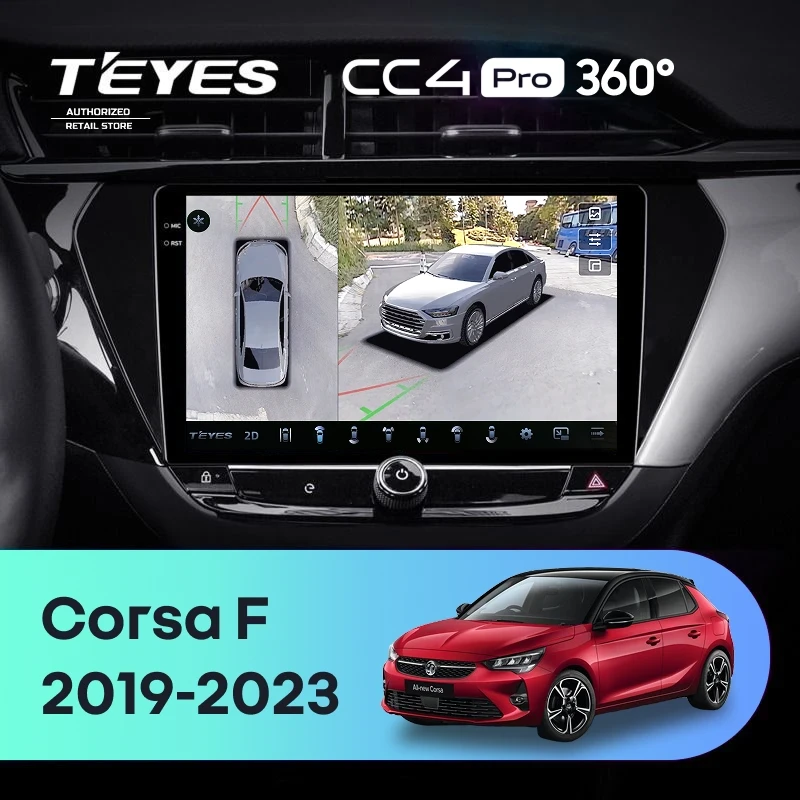 Штатная магнитола Teyes CC4 Pro 360 8/128 Opel Corsa F (2019-2023)