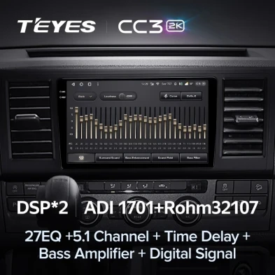 Штатная магнитола Teyes CC3 2K 4/64 Volkswagen Caravelle T6 2020+
