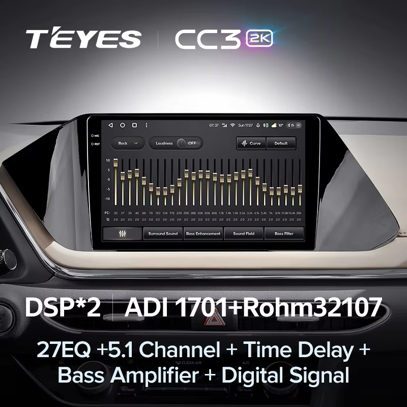 Штатная магнитола Teyes CC3 2K 3/32 Hyundai Sonata DN8 (2019-2020) Тип-B