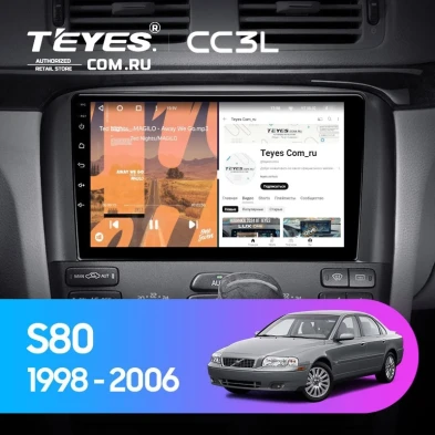 Штатная магнитола Teyes CC3L 4/64 Volvo S80 1 (1998-2006)