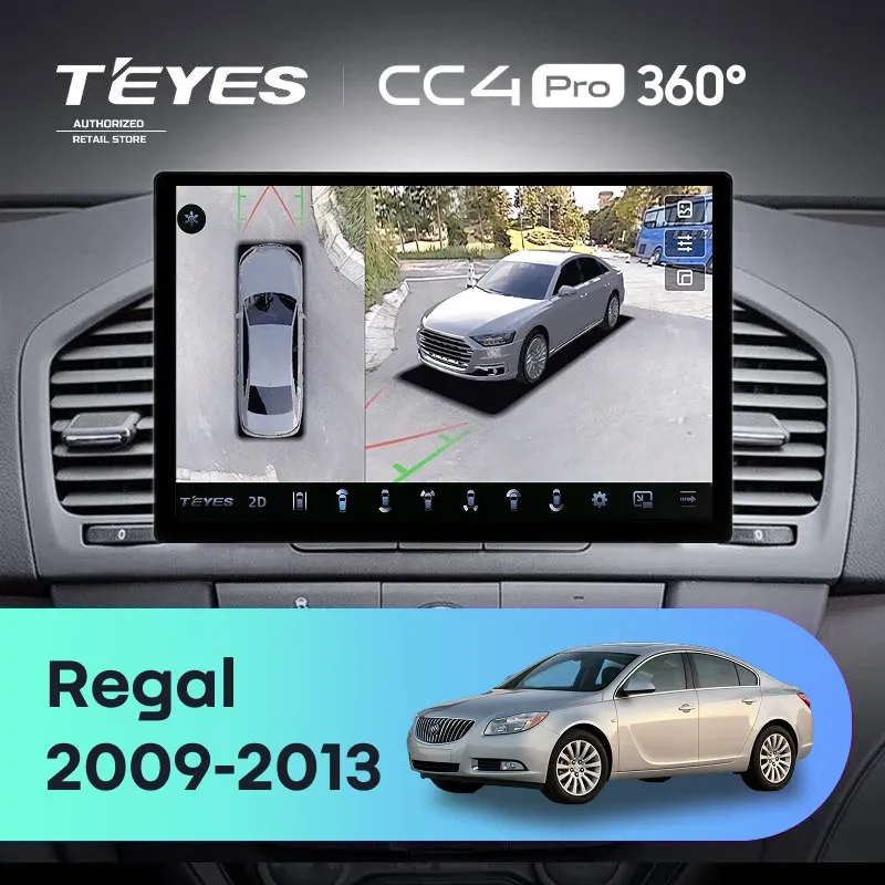 Штатная магнитола Teyes CC4 Pro 360 8/128 Opel Insignia (2009-2013) (13")