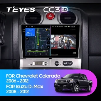 Штатная магнитола Teyes CC3 2K 360 6/128 Chevrolet Colorado (2006-2012)