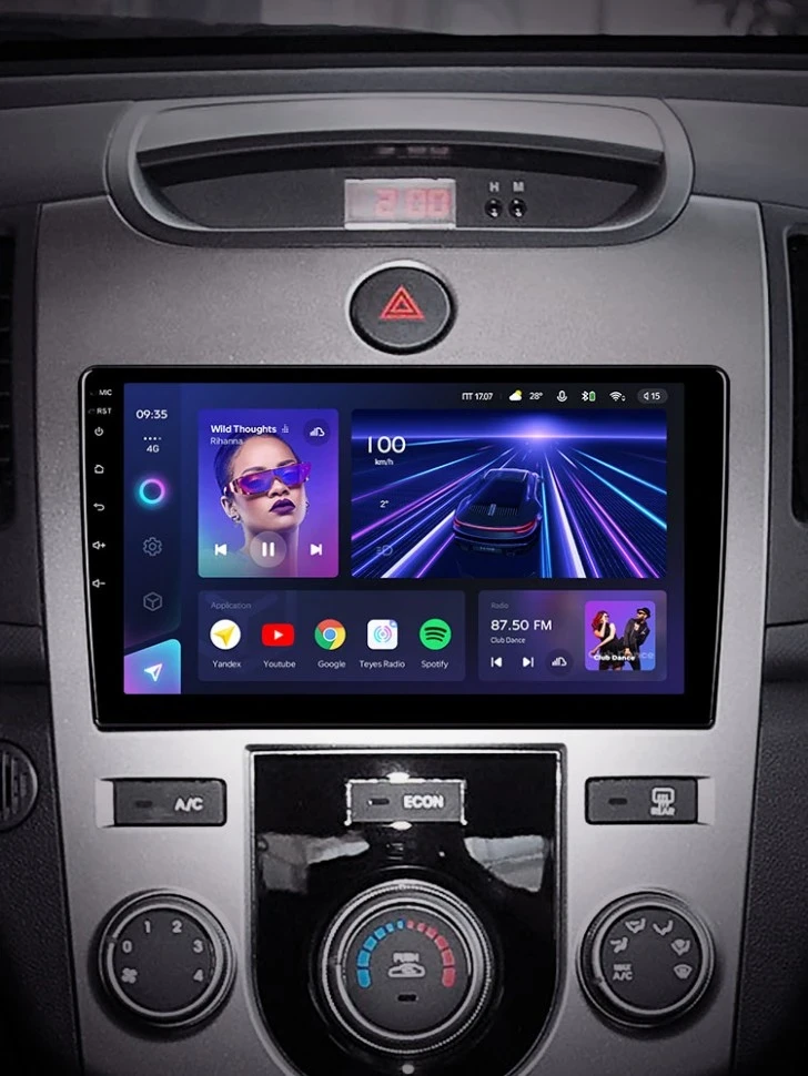 Штатная магнитола Teyes CC3 4/32 Kia Cerato 2 TD (2008-2013) F1